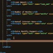 Javascript Loan Calculator Part 2 Creating The Form