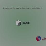 How To Use For Loop In Bash Script On Debian 12