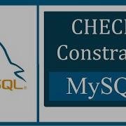 MySQL Check Constraint