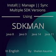 Install Sync Manage Multiple JAVA JDK Using SDKMAN In English