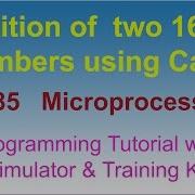 Addition Of Two 16 Bit Numbers 8085 Microprocessor Som Tips
