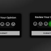 Emoji Rating Widget Using HTML CSS JavaScript