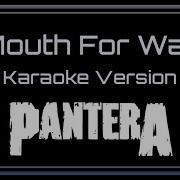 Pantera Mouth For War CC Karaoke Instrumental