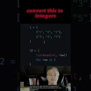 Convert All Strings In List Of Lists To Integer In Python Shorts