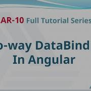 Two Way Data Binding In Angular Angular 10 Full Tutorial Series Wave Tutorials