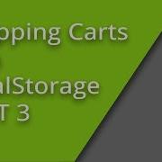 LocalStorage Shopping Cart PART 3