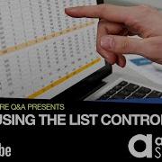 Using The List Control 2022 Feb 16