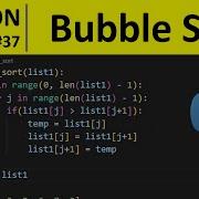 Python Program 37 Sort Numbers Using Bubble Sort In Python
