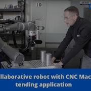Omron TM Collaborative Robot With CNC Machine Tending Application