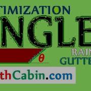 Optimization Trigonometry Angles Rain Gutter Problem