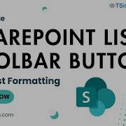 Как настроить кнопки панели инструментов списка SharePoint Переименование скрытие изменение з