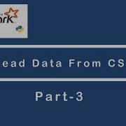 Учебное пособие по Pyspark Чтение данных из CSV файлов Python Pyspark DataFrame