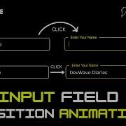 How To Create Input Field With Floating Label Animation Using CSS Css Transition Css Selectors