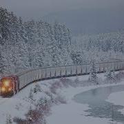 Relaxing Train Sounds And Blizzard Howling