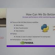 RAPIDS Open GPU Data Science Scipy 2019 Tutorial Scopatz Becker Kraus Gama Dessavre