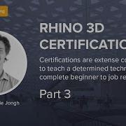Rhino 3D Certification Part 3