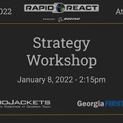 Strategy Workshop GeorgiaFIRST FRC Kickoff 2022