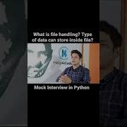 What Is File Handling In Python By Prashant Jha Sir I Python Oop Interview Data