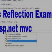 Basic Reflection Example C Asp Net Mvc