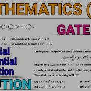 GATE 2019 MATHEMATICS MA PARTIAL DIFFERENTIAL EQUATION SOLUTION