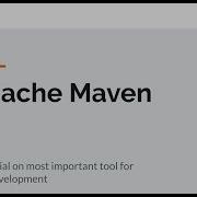 Apache Maven Tutorial