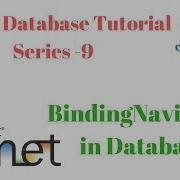 VB Net Database Tutorial Series 9 BindingNavigator In Database