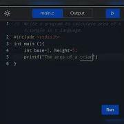 How To Write A Program To Calculate Area Of A Triangle In C Language