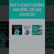 How To Create Lightbox With HTML CSS And Javascript