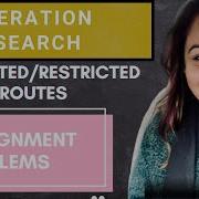 Lec 5 Prohibited Routes In Assignment Problems OPERATION REASEARCH CA NEHA GUPTA