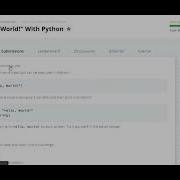 Hackerrank Solution Hello World Python