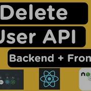 Implement Delete User Functionality Using Node Js And React