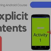 Явное указание намерений в Android освоение Android 20
