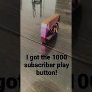 I Got The 1000 Subscriber Play Button 1000subscriber 1000 1000subs Subscribe Subs Shorts