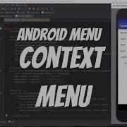 Android Menu Tutorial 35 ContextMenu