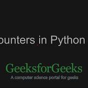 Python Programming Tutorial Counters In Python Part 1 GeeksforGeeks