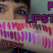 How Many Pink Lipsticks Lipstick Collection Swatches And Dupes