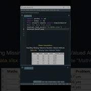 How To Handle MISSING VALUES In Data Mean Imputation Using Python Data Preprocessing Nancy Jane