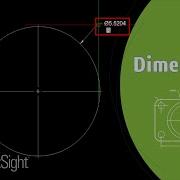 Create Diameter Dimension For A Circle With Dimension Text Override Using Command Window