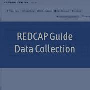 HIPPO REDCap Guide Data Collection