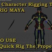 EASIEST CHARACTER RIGGING TUTORIAL UNDER 3 MINS Maya 2018 QUICK RIG