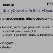 UnaryOperator BinaryOperator Functional Interfaces