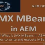 Учебник AEM 64 JMX MBeans в AEM