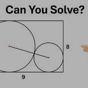Rectangle With Two Circles Can You Solve This
