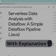 Serverless Data Analysis With Dataflow A Simple Dataflow Pipeline Java Qwiklabs Quick Lab