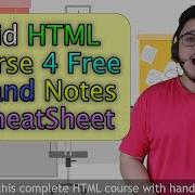 HTML Tutorial For Beginners With Notes