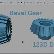 123D Design Bevel Gear 123 Design Tutorial 2024 By AutoCAD Wallah Easy And Funny Method