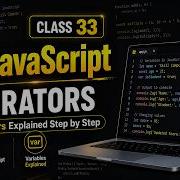 Class 33 JavaScript Operators All Operators Explained Step By Step