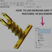 SHOCKING SolidWorks Twist And Bending Feature How To Use Flex Feature SolidWorks Tutorial