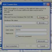 VisualStudio 2008 Create New Data Connection