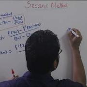 Lecture 24 Optimization Techniques Secant Method